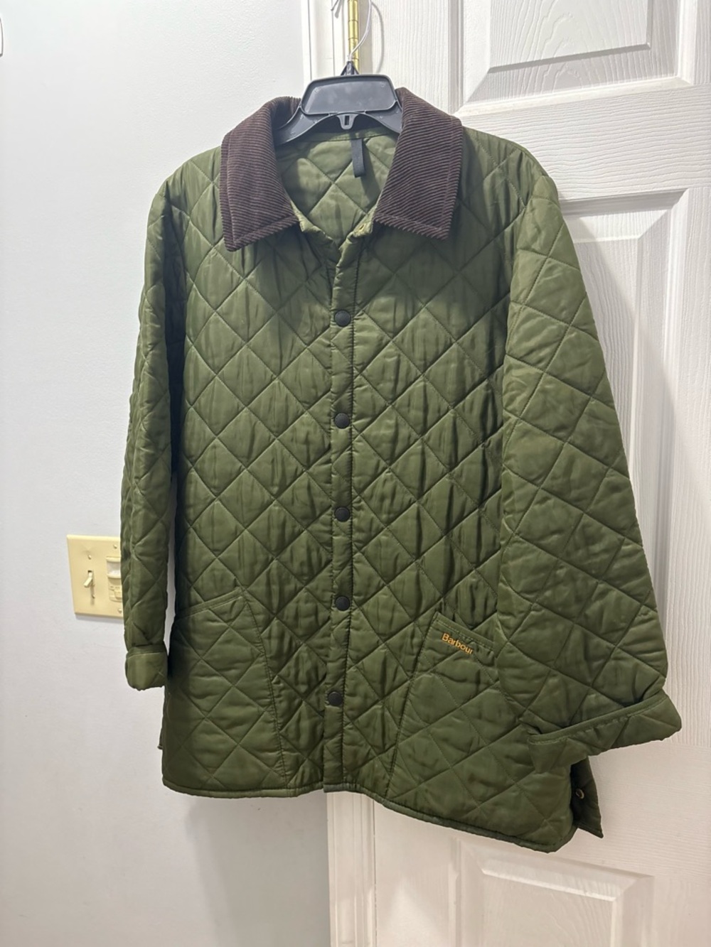 Barbour Heritage Liddesdale Quilted Jacket Mens Size Medium